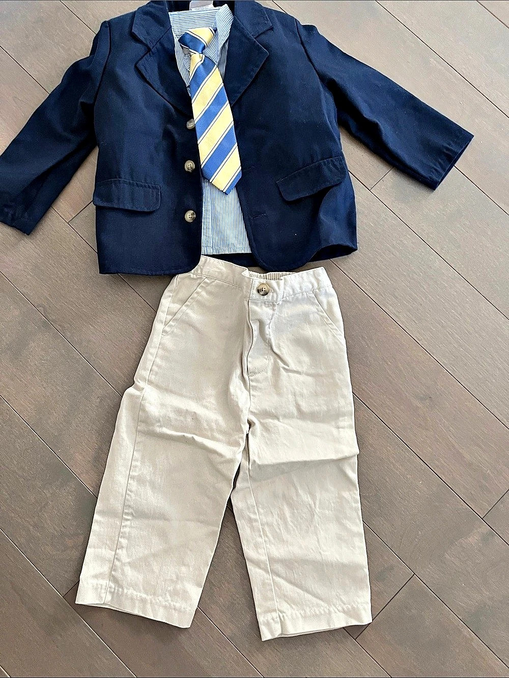 Goodlad Boys Striped Formal Set Size 24M/24M